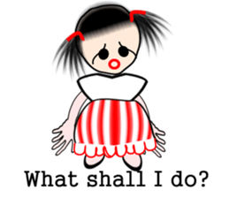 Girl "kokko-chan " sticker #2827411