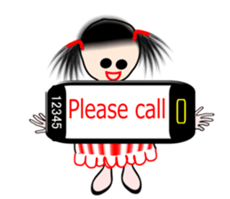 Girl "kokko-chan " sticker #2827412