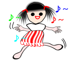 Girl "kokko-chan " sticker #2827413
