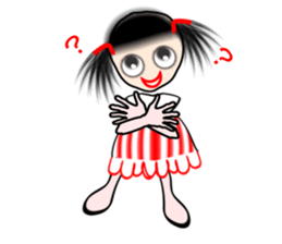 Girl "kokko-chan " sticker #2827417