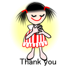 Girl "kokko-chan " sticker #2827419