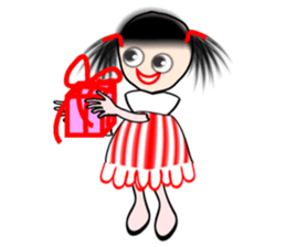 Girl "kokko-chan " sticker #2827421