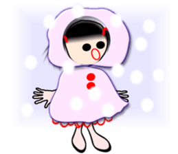 Girl "kokko-chan " sticker #2827430
