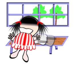 Girl "kokko-chan " sticker #2827432