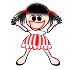 Girl "kokko-chan " sticker #2827436