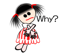 Girl "kokko-chan " sticker #2827440
