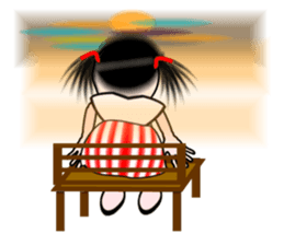Girl "kokko-chan " sticker #2827442
