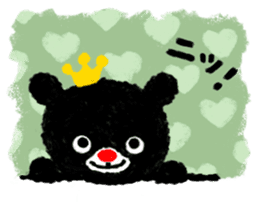 Four phases-type message of a black bear sticker #2827455