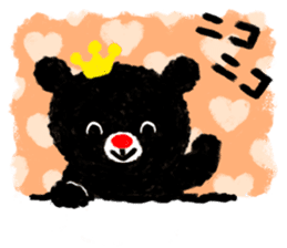 Four phases-type message of a black bear sticker #2827456