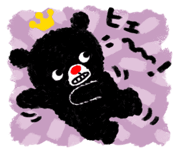Four phases-type message of a black bear sticker #2827469