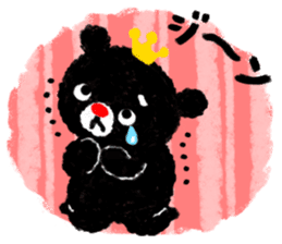 Four phases-type message of a black bear sticker #2827472