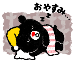 Four phases-type message of a black bear sticker #2827482