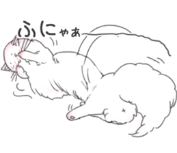 long-lomg cat sticker #2827663