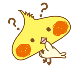 Kawaii cockatiel ENG sticker #2827844