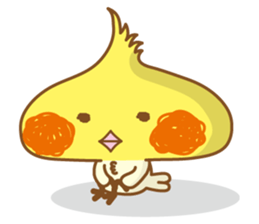 Kawaii cockatiel ENG sticker #2827859