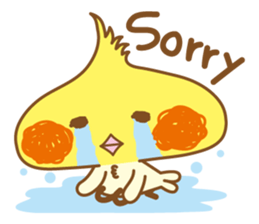 Kawaii cockatiel ENG sticker #2827866