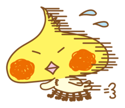 Kawaii cockatiel ENG sticker #2827874