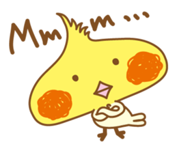 Kawaii cockatiel ENG sticker #2827875