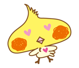 Kawaii cockatiel ENG sticker #2827878