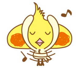 Kawaii cockatiel ENG sticker #2827879