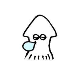 Sagittated calamary sticker #2827923