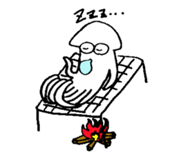 Sagittated calamary sticker #2827925