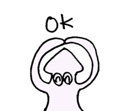 Sagittated calamary sticker #2827930