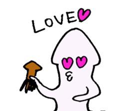 Sagittated calamary sticker #2827932