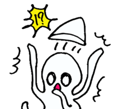 Sagittated calamary sticker #2827937