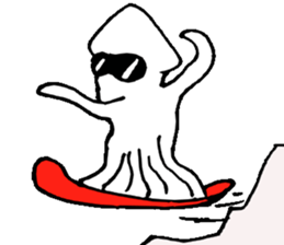 Sagittated calamary sticker #2827942