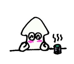 Sagittated calamary sticker #2827954