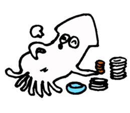 Sagittated calamary sticker #2827962