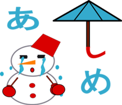 various snowman sticker sticker #2828953