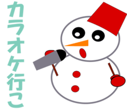 various snowman sticker sticker #2828955