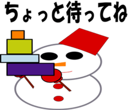 various snowman sticker sticker #2828967