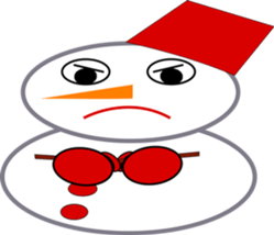 various snowman sticker sticker #2828974