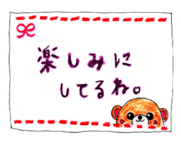 Crayon Bear sticker #2829003