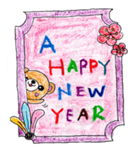 Crayon Bear sticker #2829026