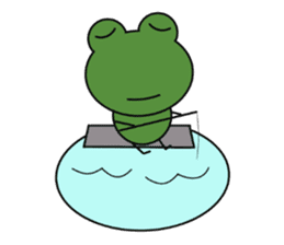 Good fortune Frog sticker #2829067