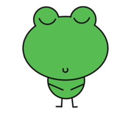 Good fortune Frog sticker #2829073