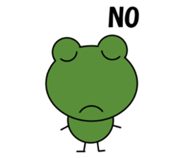 Good fortune Frog sticker #2829085