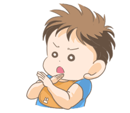 An impudent baby sticker #2829148