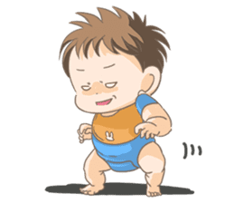 An impudent baby sticker #2829150