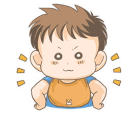 An impudent baby sticker #2829153