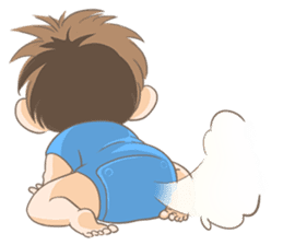 An impudent baby sticker #2829155
