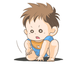 An impudent baby sticker #2829160