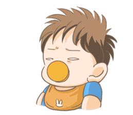 An impudent baby sticker #2829177