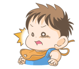 An impudent baby sticker #2829179