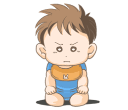 An impudent baby sticker #2829181