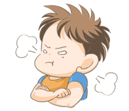 An impudent baby sticker #2829186
